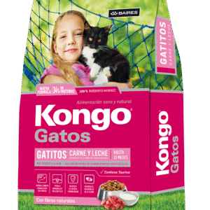 KONGO NATUTAL GATITO CARNE Y LECHE