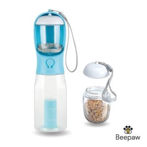 BOTELLA DISPENSADORA AGUA, COMIDA y BOLSA