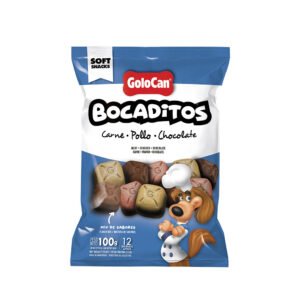 BOCADITOS FINOS 100 GR CARNE. POLLO Y CHOCOLATE