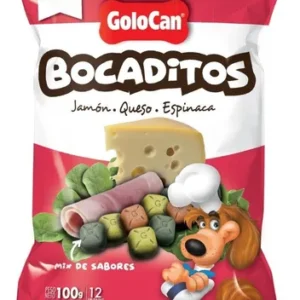 BOCADITOS FINOS 100 GR JAMON, QUESO Y ESPINACA