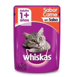 WHISKAS POUCH CARNE 85GR