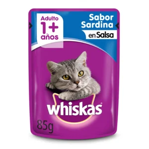 WHISKAS POUCH SARDINA 85GR