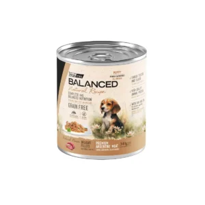 BALANCED NAT RECIPE FILETES CARNE PERRO CACHORRO X 340 GRS