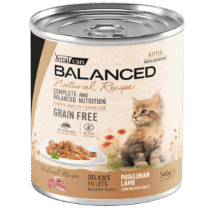 BALANCED NAT RECIPE FILETES CORDERO GATO CACHORRO X 340 GRS