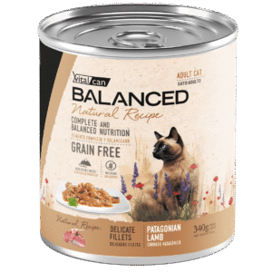 BALANCED NAT RECIPE FILETES CORDERO GATO ADULTO X 340 GRS